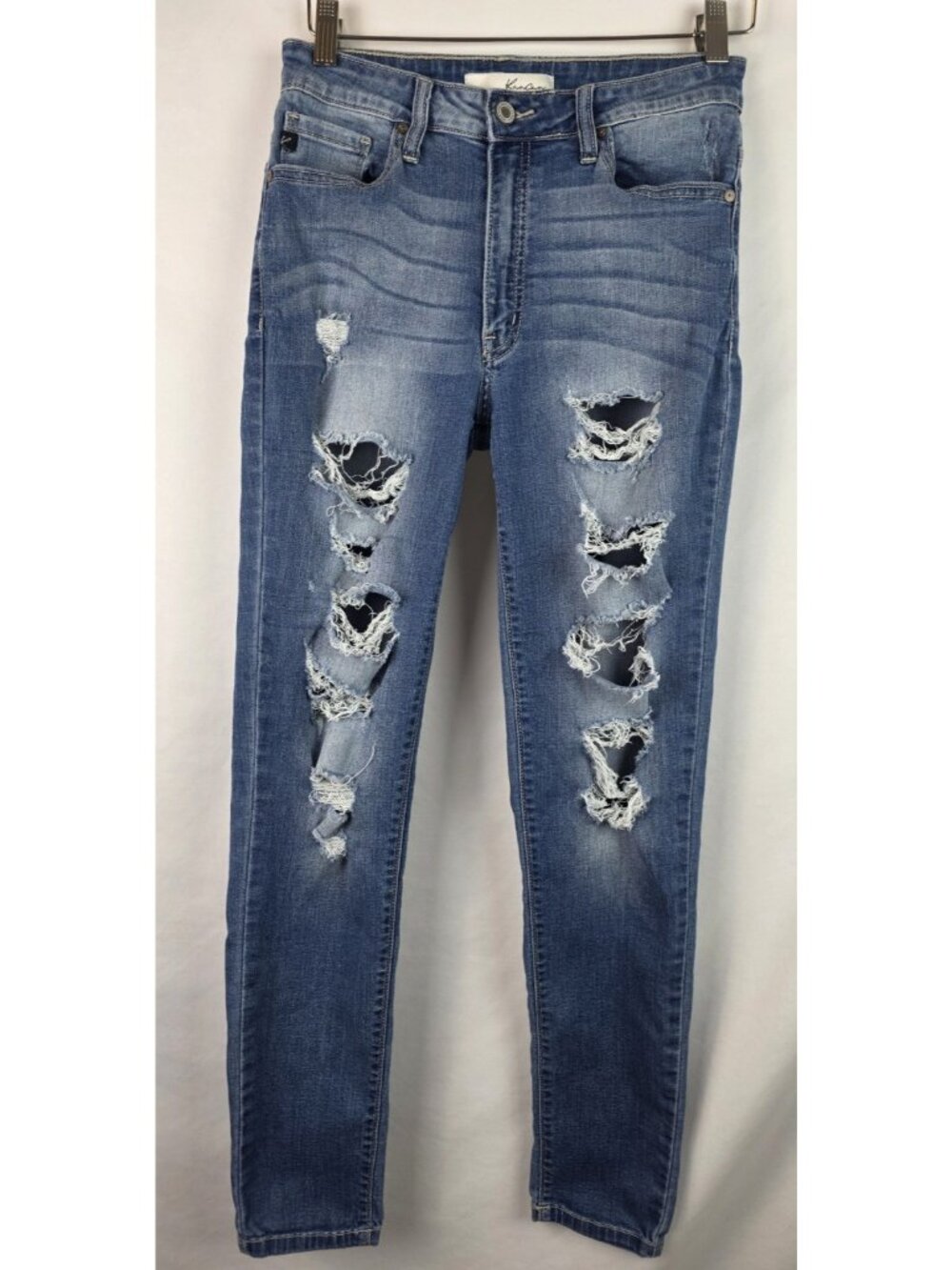 KanCan Jeans Women's Size 9 / 28 Distressed Skinny Denim Jean Pants